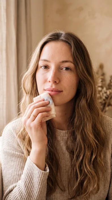 cooling the lips after lip filler treatment
